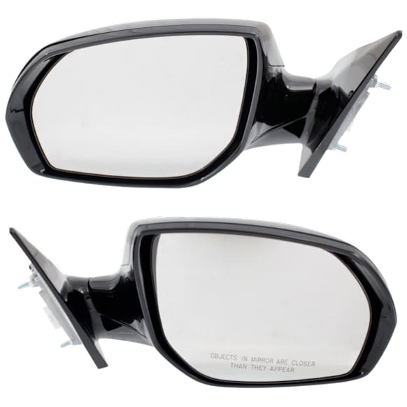 Driver and Passenger Side Mirrors, Power Adjust, Manual Folding, Non-Heated, Paintable, No Signal Light, No Memory, No Puddle Light, No Auto-Dimming, No Blind Spot Feature