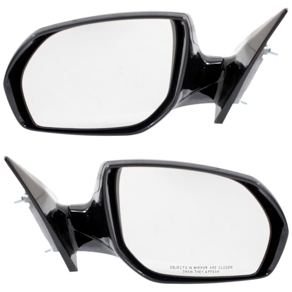 Driver and Passenger Side Mirrors, Power Adjust, Manual Folding, Heated, Paintable, In-housing Signal Light, No Memory, No Puddle Light, No Auto-Dimming, No Blind Spot Feature