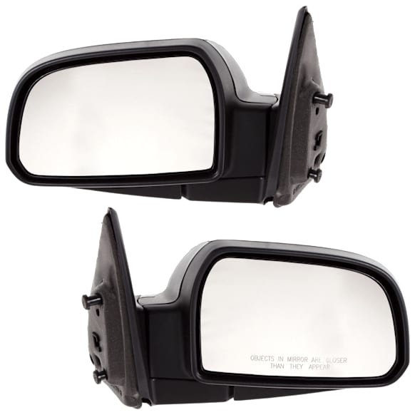 Driver and Passenger Side Mirrors, Power Adjust, Manual Folding, Non-Heated, Paintable, No Signal Light, No Memory, No Puddle Light, No Auto-Dimming, No Blind Spot Feature