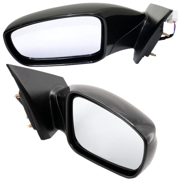 Driver and Passenger Side Mirrors, Power Adjust, Manual Folding, Non-Heated, Paintable, No Signal Light, No Memory, No Puddle Light, No Auto-Dimming, No Blind Spot Feature