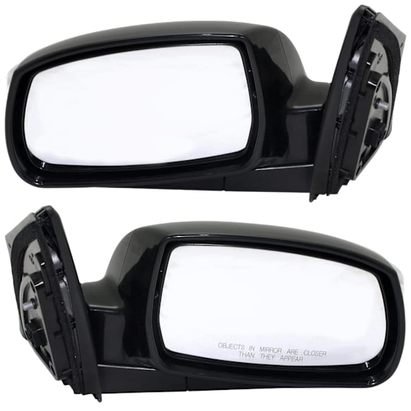Driver and Passenger Side Mirrors, Power Adjust, Manual Folding, Non-Heated, Paintable, In-housing Signal Light, No Memory, No Puddle Light, No Auto-Dimming, No Blind Spot Feature