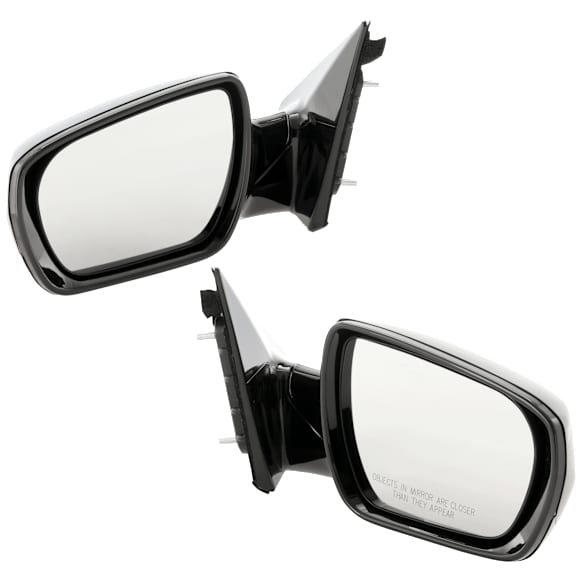 Driver and Passenger Side Mirrors, Power Adjust, Manual Folding, Non-Heated, Paintable, No Signal Light, No Memory, No Puddle Light, No Auto-Dimming, No Blind Spot Feature