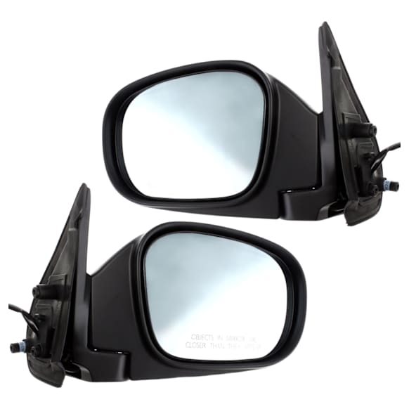 Driver and Passenger Side Mirror, Power Adjust, Heated, Manual Folding, Paintable, No Signal Light, No Memory, No Puddle Light, No Auto-Dim, No Blind Spot Feature