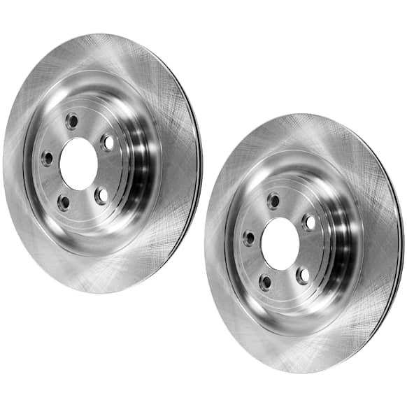 2009 Jaguar XF - Rear Brake Disc, Plain Surface, Vented, 5 Lugs, 325.88 mm, 4.2L 8Cyl