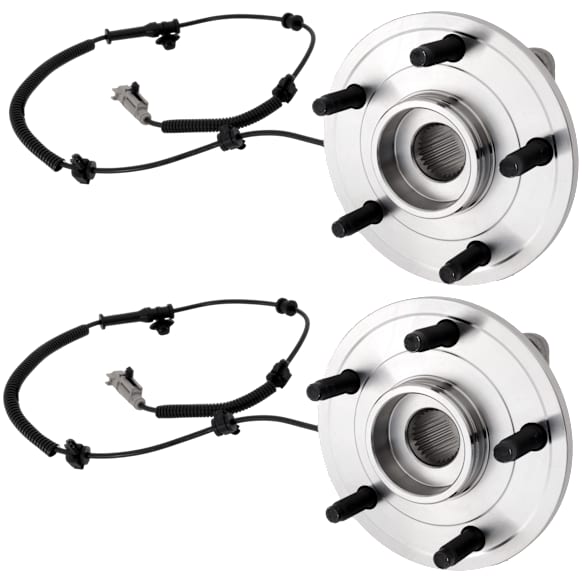 2006 Jeep Commander - Front, Driver and Passenger Side Wheel Hub, RWD, 5 Lugs, With Bearing, With Sensor