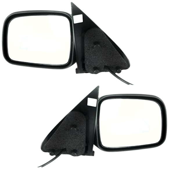 Driver and Passenger Side Mirrors, Power Adjust, Manual Folding, Non-Heated, Textured Black, No Signal Light, No Memory, No Puddle Light, No Auto-Dimming, No Blind Spot Feature