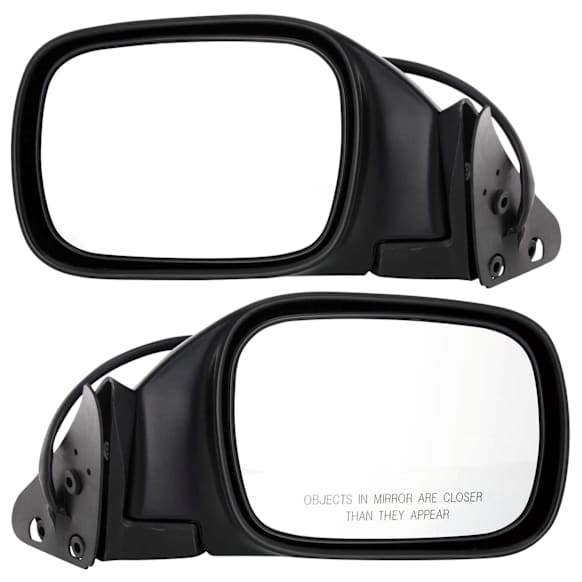 Driver and Passenger Side Mirrors, Power Adjust, Manual Folding, Non-Heated, Textured Black, No Signal Light, No Memory, No Puddle Light, No Auto-Dimming, No Blind Spot Feature