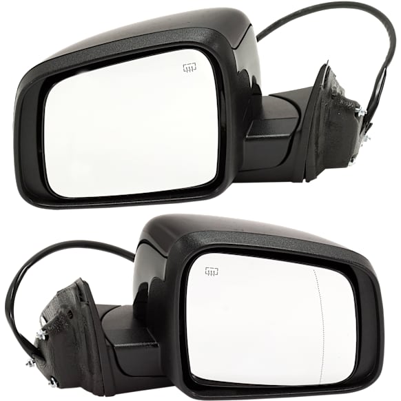 Driver and Passenger Side Mirror, Power Adjust, Heated, Power Folding, Paintable, In-housing Signal Light, No Memory, No Puddle Light, No Auto-Dim, No Blind Spot Feature