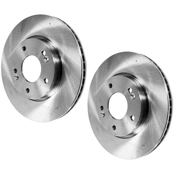 2011 Kia Soul - Front Brake Disc, Natural Finish, Plain Surface, Vented, 5 Lugs, 279.91 mm, 280mm Disc, 2.0L 4Cyl