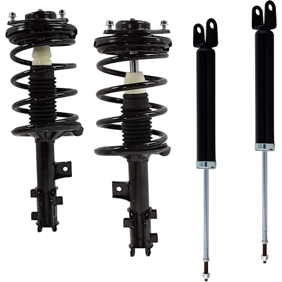 Front and Rear, Driver and Passenger Side Shock and Fully Loaded Strut