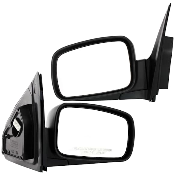Driver and Passenger Side Mirror, Power Adjust, Heated, Manual Folding, Paintable, No Signal Light, No Memory, No Puddle Light, No Auto-Dim, No Blind Spot Feature