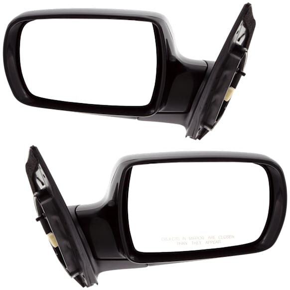 Driver and Passenger Side Mirror, Power Adjust, Heated, Manual Folding, Paintable, No Signal Light, No Memory, No Puddle Light, No Auto-Dim, No Blind Spot Feature