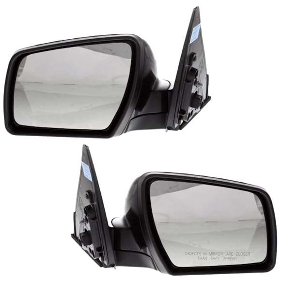 Driver and Passenger Side Mirrors, Power Adjust, Manual Folding, Non-Heated, Paintable, No Signal Light, No Memory, No Puddle Light, No Auto-Dimming, No Blind Spot Feature