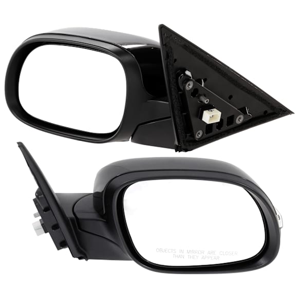Driver and Passenger Side Mirrors, Power Adjust, Manual Folding, Non-Heated, Paintable, In-housing Signal Light, No Memory, No Puddle Light, No Auto-Dimming, No Blind Spot Feature