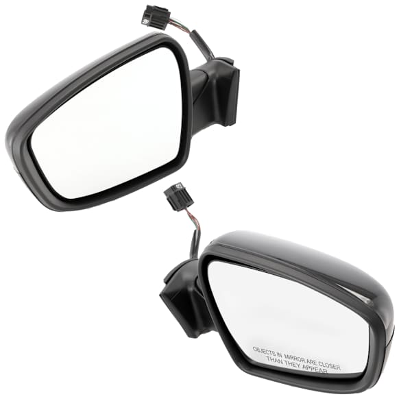 Driver and Passenger Side Mirrors, Power Adjust, Manual Folding, Heated, Paintable, No Signal Light, No Memory, No Puddle Light, No Auto-Dimming, No Blind Spot Feature