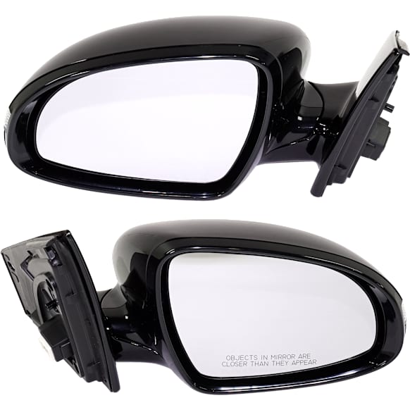 Driver and Passenger Side Mirror, Power Adjust, Heated, Power Folding, Paintable, In-housing Signal Light, Without Memory Recall, No Puddle Light, No Auto-Dimming, No Blind Spot Feature