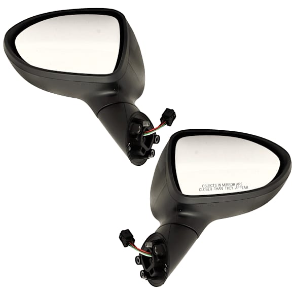 Driver and Passenger Side Mirrors, Power Adjust, Manual Folding, Heated, Paintable, No Signal Light, With memory, No Puddle Light, No Auto-Dimming, No Blind Spot Feature