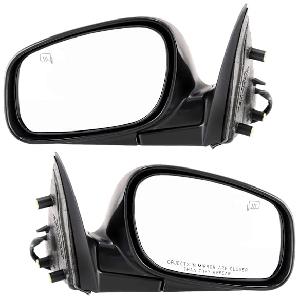Driver and Passenger Side Mirrors, Power Adjust, Manual Folding, Heated, Paintable, No Signal Light, No Memory, No Puddle Light, No Auto-Dimming, No Blind Spot Feature
