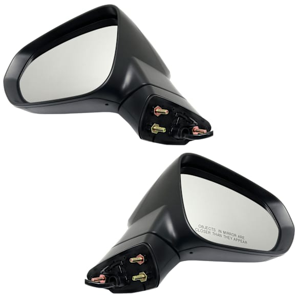 Driver and Passenger Side Mirrors, Power, Manual Folding, Heated, Paintable, In-housing Signal Light, No Memory, No Puddle Light, No Auto-Dimming, No Blind Spot Feature