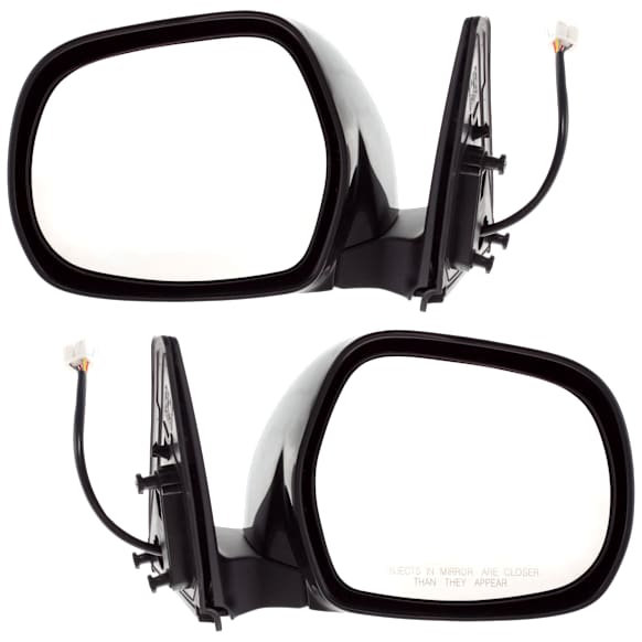 Driver and Passenger Side Mirrors, Power Adjust, Manual Folding, Heated, Paintable, No Signal Light, With memory, No Puddle Light, No Auto-Dimming, No Blind Spot Feature