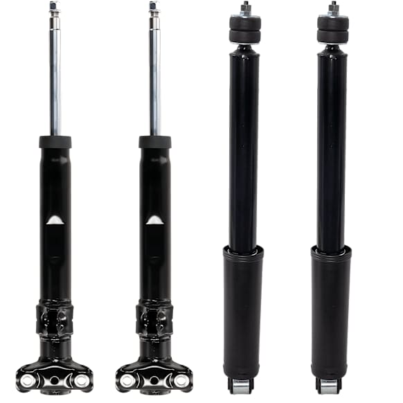 Front and Rear, Driver and Passenger Side Shock and Fully Loaded Strut