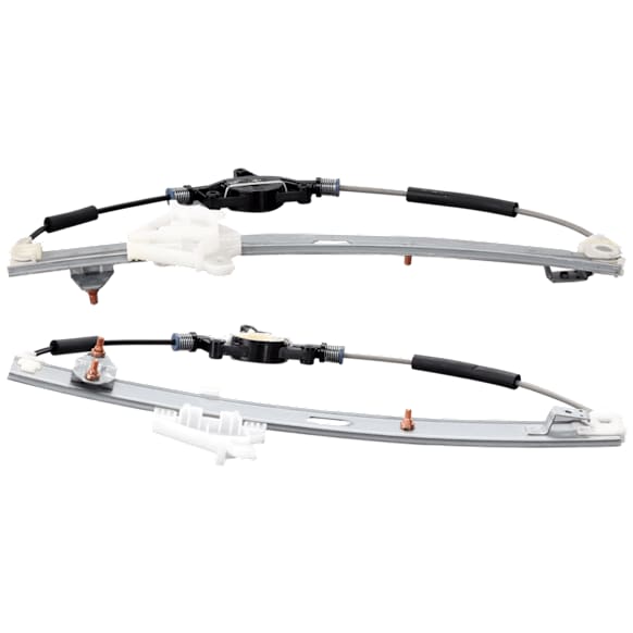 Front, Driver and Passenger Side Power Window Regulator, Without Motor