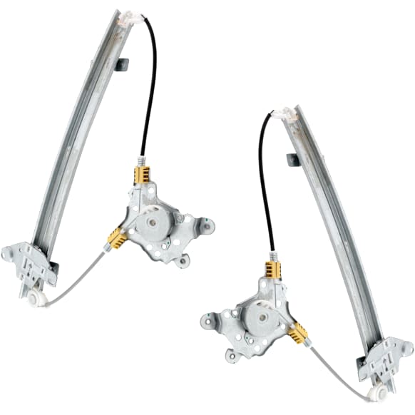 2006 Mitsubishi Lancer - Sedan Front, Driver and Passenger Side Power Window Regulator, Without Motor