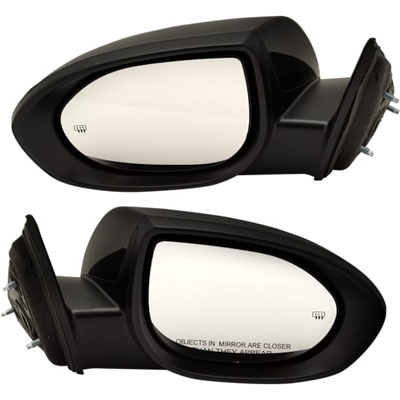 Driver and Passenger Side Mirrors, Power Adjust, Non-Folding, Heated, Paintable, No Signal Light, No Memory, No Puddle Light, No Auto-Dimming, No Blind Spot Feature