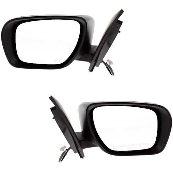 Driver and Passenger Side Mirrors, Power Adjust, Manual Folding, Heated, Paintable, No Signal Light, No Memory, No Puddle Light, No Auto-Dimming, No Blind Spot Feature