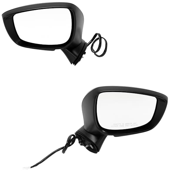 Driver and Passenger Side Mirrors, Power Adjust, Manual Folding, Heated, Paintable, In-housing Signal Light, No Memory, No Puddle Light, No Auto-Dimming, No Blind Spot Feature