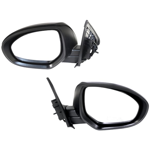 Driver and Passenger Side Mirrors, Power Adjust, Manual Folding, Heated, Paintable, No Signal Light, No Memory, No Puddle Light, No Auto-Dimming, No Blind Spot Feature