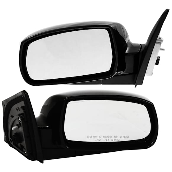 Driver and Passenger Side Mirrors, Power Adjust, Manual Folding, Heated, Paintable, In-housing Signal Light, No Memory, No Puddle Light, No Auto-Dimming, No Blind Spot Feature