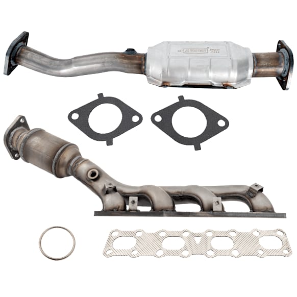 2008-2012 Nissan Pathfinder - Front and Rear, Driver Side Catalytic Converters, Federal EPA Standard, 46-State Legal (Cannot ship to CA, CO, NY or ME), 5.6L Engine