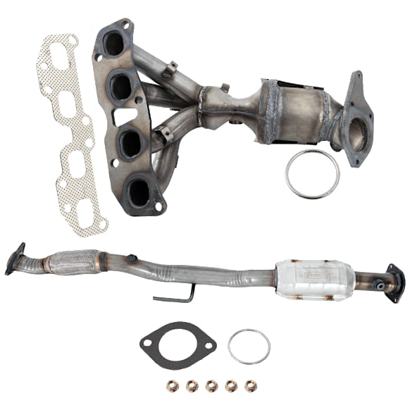 Catalytic Converter, 2.5L, 4Cyl, Federal EPA Standard, 46-State Legal (Cannot ship to CA, CO, NY or ME), Direct JC Whitney Series, Direct Fit