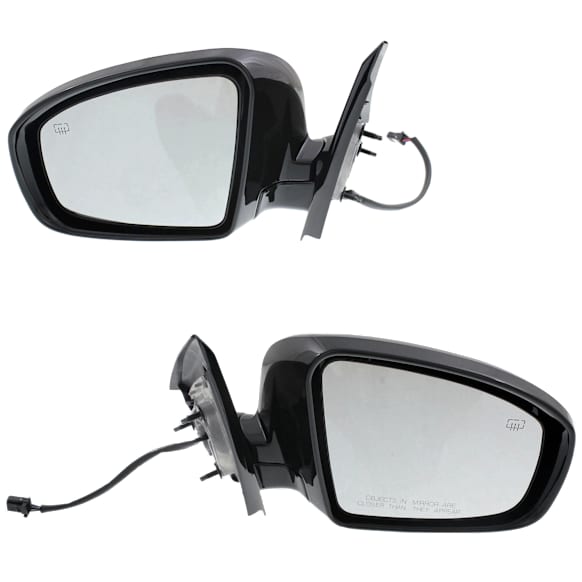 Driver and Passenger Side Mirrors, Power Adjust, Manual Folding, Heated, Paintable, No Signal Light, No Memory, No Puddle Light, No Auto-Dimming, No Blind Spot Feature