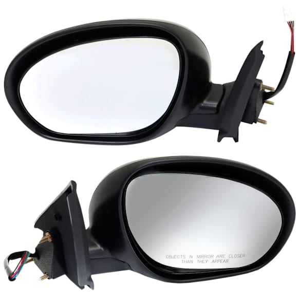 Driver and Passenger Side Mirror, Power Adjust, Heated, Manual Folding, Paintable, No Signal Light, No Memory, No Puddle Light, No Auto-Dim, No Blind Spot Feature