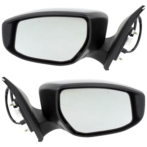 Driver and Passenger Side Mirrors, Power Adjust, Manual Folding, Heated, Paintable, No Signal Light, No Memory, No Puddle Light, No Auto-Dimming, No Blind Spot Feature