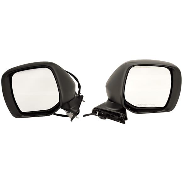 Driver and Passenger Side Mirrors, Power Adjust, Manual Folding, Heated, Paintable, In-housing Signal Light, No Memory, No Puddle Light, No Auto-Dimming, No Blind Spot Feature