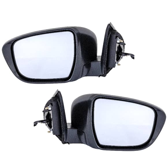 Driver and Passenger Side Mirrors, Power Adjust, Manual Folding, Heated, Paintable, In-housing Signal Light, No Memory, No Puddle Light, No Auto-Dimming, No Blind Spot Feature