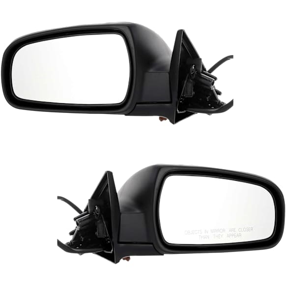 Driver and Passenger Side Mirrors, Power Adjust, Manual Folding, Non-Heated, Paintable, No Signal Light, No Memory, No Puddle Light, No Auto-Dimming, No Blind Spot Feature