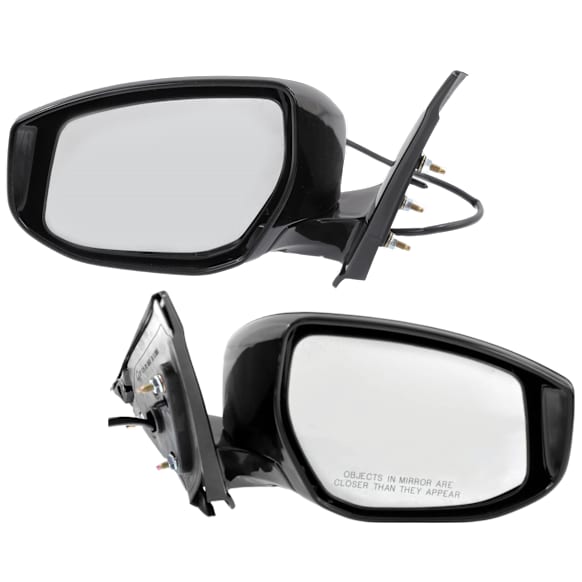 Driver and Passenger Side Mirrors, Power Adjust, Manual Folding, Non-Heated, Textured Black, No Signal Light, No Memory, No Puddle Light, No Auto-Dimming, No Blind Spot Feature