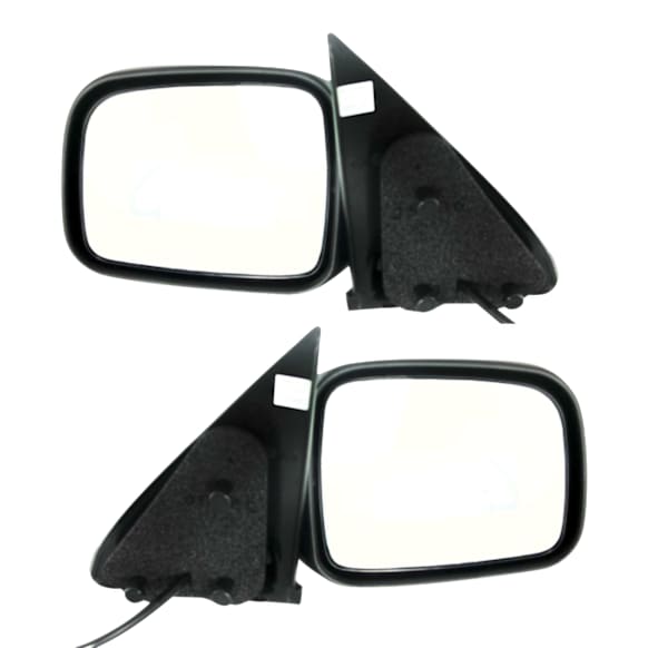 Driver and Passenger Side Mirrors, Power Adjust, Manual Folding, Non-Heated, Textured Black, No Signal Light, No Memory, No Puddle Light, No Auto-Dimming, No Blind Spot Feature