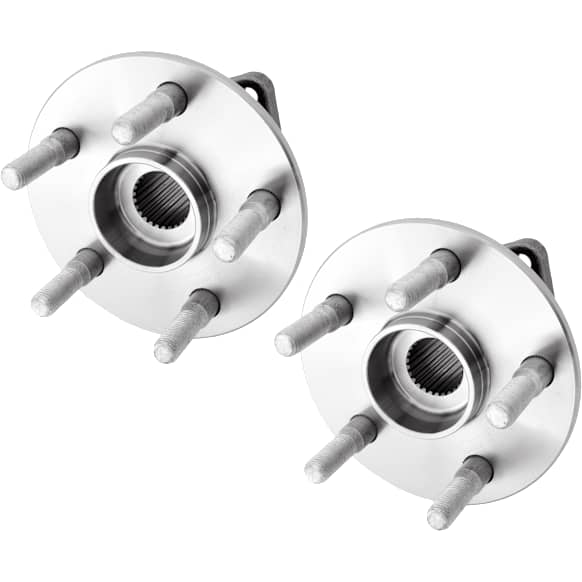 Rear, Driver and Passenger Side Wheel Hub, 5 Lugs, With Bearing, 1.8L, 4Cyl