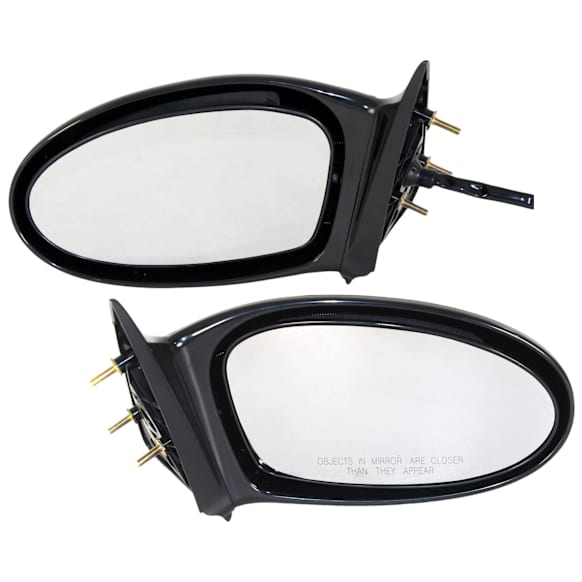 Driver and Passenger Side Mirrors, Manual Adjust, Non-Folding, Non-Heated, Paintable, No Signal Light, No Memory, No Puddle Light, No Auto-Dimming, No Blind Spot Feature
