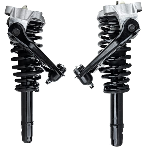 Front, Driver and Passenger Side Fully Loaded Struts
