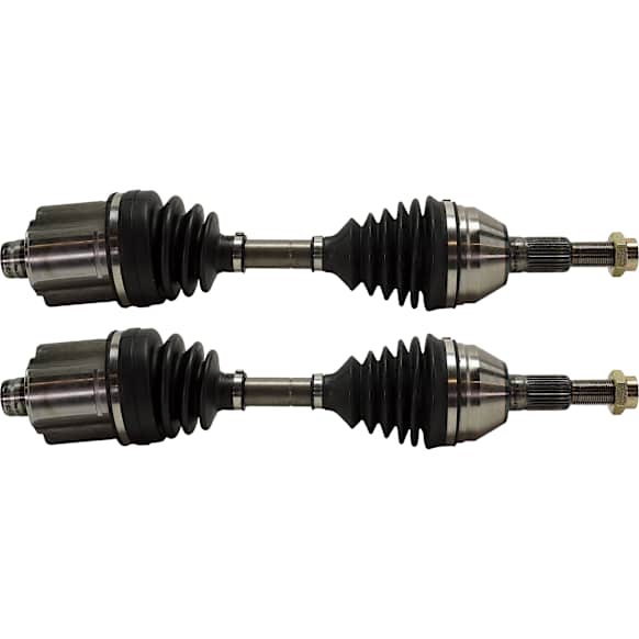 Front, Driver and Passenger Side Axle Assemblies, Automatic Transmission, 4-Speed
