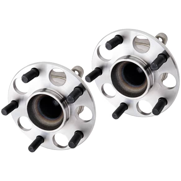 Rear, Driver and Passenger Side Wheel Hub, 5 Lugs, With Bearing