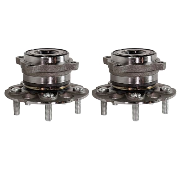 Rear, Driver and Passenger Side Wheel Hub, 5 Lugs, With Bearing, AWD