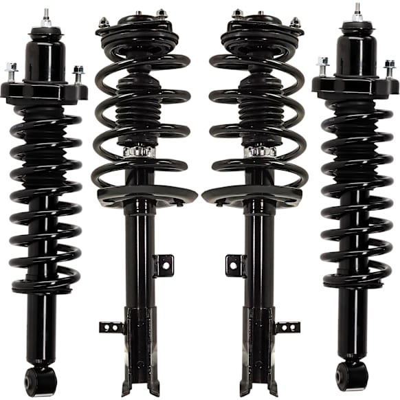 Front and Rear, Driver and Passenger Side Fully Loaded Strut
