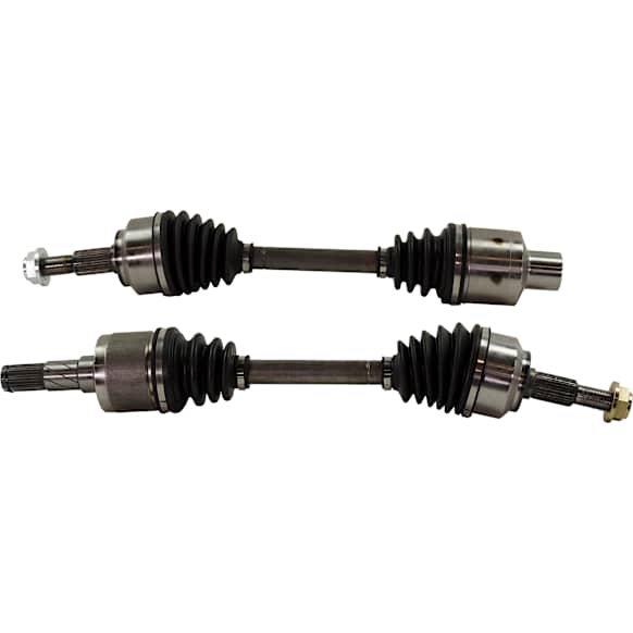 Front, Driver and Passenger Side Axle Assemblies, For Models without Limited Slip Differential